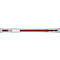 Vervangende vullingen voor Uni-ball rollerball JETSTREAM, rood, 12 stuks