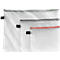 Verzamelzak met rits, voor DIN B6 formaat, B 230 x H 183 mm, rood, 10 stuks