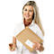 Verzenddoos voor ordners Security, voor A4-ordners met rughoogte 35-80 mm, bruin/wit, 20 st.