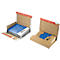 Verzenddoos voor ordners Security, voor A4-ordners met rughoogte 35-80 mm, bruin/wit, 20 st.