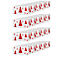 Verzenddozen Kerstbomen - L 306 x B 221 x H 150 mm - wit en bruin - 20 stuks