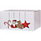 Verzenddozen Kerstman - L 306 x B 221 x H 150 mm - wit en bruin - 20 stuks