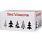 Verzenddozen Kerstslee - L 406 x B 306 x H 210 mm - wit en bruin - 20 stuks