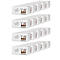 Verzenddozen Rendieren in de sneeuw - L 306 x B 221 x H 150 mm - wit en bruin - 20 stuks
