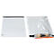 Verzendzakken, DHL conform, 550 x 600 mm, 1-voudige vaste sluiting &amp; flap van 50 mm, scheurbestendig, ondoorzichtig, Blue Angel, PCR coex film, 250 st.