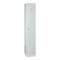 Vestiaire, 1 compartiment, l. 300 x H 1800 mm, gris clair RAL 7035, serrure à came batteuse, gris clair