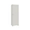 Vestiaire, 1 porte, l. 60 cm, 5 HC, argent