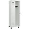 Vestiaire C+P Evolo Plus, 2 compartiments, largeur des compartiments 300 mm, avec pieds, charnières à droite, serrure à cylindre, L 600 x P 500 x H 1950 mm, gris clair/gris clair