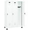 Vestiaire C+P Evolo Plus, 3 compartiments, largeur de compartiment 400 mm, avec pieds, butée à droite, butée Soft, anti-effraction, L 1200 x P 500 x H 1950 mm, fermeture de sécurité à pêne rotatif, blanc trafic RAL 9016/blanc trafic RAL 9016