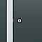 Vestiaire C+P Evolo Plus, 3 compartiments, largeur de compartiment 400 mm, avec pieds, butée à droite, butée Soft, anti-effraction, L 1200 x P 500 x H 1950 mm, serrure à cylindre, gris clair RAL 7035/gris anthracite RAL 7016