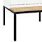 Vestiaire C+P Evolo Plus, 3 compartiments, largeur des compartiments 300 mm, avec banquette encastrée, L 900 x P 815 x H 2120 mm, cylindre, blanc signalisation/blanc trafic