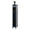 Vestiaire de pompiers C+P Evolo, modèle PRAKTUS, 1 compartiment, H 1950 x L 300 x P 500 mm, pieds, gris anthracite RAL 7016