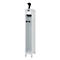 Vestiaire de pompiers C+P Evolo, modèle PRAKTUS, 1 compartiment, H 1950 x L 300 x P 500 mm, pieds, gris clair RAL 7035