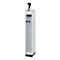 Vestiaire de pompiers C+P Evolo, modèle PRAKTUS, 1 compartiment, H 1950 x L 300 x P 500 mm, socle, gris clair RAL 7035