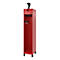 Vestiaire de pompiers C+P Evolo, modèle PRAKTUS, 1 compartiment, H 1950 x L 400 x P 500 mm, pieds, rouge feu RAL 3000
