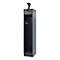 Vestiaire de pompiers C+P Evolo, modèle PRAKTUS, 1 compartiment, H 1950 x L 400 x P 500 mm, socle, gris anthracite RAL 7016