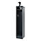 Vestiaire de pompiers C+P Evolo, modèle PRAKTUS, 1 compartiment, H 1950 x L 400 x P 500 mm, socle, gris anthracite RAL 7016