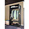 Vestiaire ORDO Flex - rayonnage emboîtable - acier - modulaire - l. 1060 x P 535 x H 2000 mm - charge admissible 1200 kg - noir profond RAL 9005
