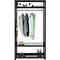 Vestiaire ORDO Flex - rayonnage emboîtable - acier - modulaire - l. 1060 x P 535 x H 2000 mm - charge admissible 1200 kg - noir profond RAL 9005