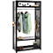 Vestiaire ORDO Flex - rayonnage emboîtable - acier - modulaire - l. 1060 x P 535 x H 2000 mm - charge admissible 1200 kg - noir profond RAL 9005