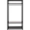 Vestiaire ORDO Flex - rayonnage emboîtable - acier - modulaire - l. 1060 x P 535 x H 2000 mm - charge admissible 1200 kg - noir profond RAL 9005