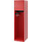 Vestiaire pompier C+P Evolo Youngster, 1 compartiment, sans porte-casque, patins de sol, L 400 x P 500 x H 1530 mm, RAL 3000 rouge feu