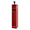 Vestiaire pompiers C+P Evolo EXPERT, 1 compartiment, avec socle, L 400 x P 500 x H 1950 mm, RAL 3000 rouge feu/RAL 7016 gris anthracite