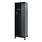 Vestiaire pompiers C+P Evolo Kombi, 2 compartiments pour 1 personne, avec porte-casque, pieds, L 600 x P 500 x H 1950 mm, RAL 7016 gris anthracite/RAL 7021 gris noir