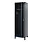 Vestiaire pompiers C+P Evolo Kombi, 2 compartiments pour 1 personne, avec porte-casque, pieds, L 600 x P 500 x H 1950 mm, RAL 7016 gris anthracite/RAL 7021 gris noir