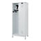 Vestiaire pompiers C+P Evolo Kombi, 2 compartiments pour 1 personne, avec porte-casque, pieds, L 800 x P 500 x H 1950 mm, gris clair RAL 7035