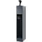 Vestiaire pompiers C+P Evolo Youngster, 1 compartiment, avec porte-casque, avec socle, L 300 x P 500 x H 1630 mm, RAL 7016 gris anthracite