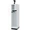 Vestiaire pompiers C+P Evolo Youngster, 1 compartiment, avec porte-casque, avec socle, L 400 x P 500 x H 1630 mm, RAL 7035 gris clair/RAL 7016 gris anthracite