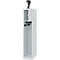 Vestiaire pompiers C+P Evolo Youngster, 1 compartiment, avec porte-casque, patins de sol, L 300 x P 500 x H 1530 mm, RAL 7035 gris clair