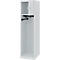 Vestiaire pompiers C+P Evolo Youngster, 1 compartiment, sans porte-casque, patins au sol, L 400 x P 500 x H 1530 mm, gris clair RAL 7035