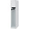Vestiaire pompiers C+P Evolo Youngster, 1 compartiment, sans porte-casque, patins de sol, L 300 x P 500 x H 1530 mm, RAL 7035 gris clair