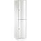 Vestiaire Resisto de C+P, 1 compartiment, 2 casiers, L 396 x P 540 x H 1950 mm, blanc trafic