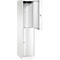 Vestiaire Resisto de C+P, 1 compartiment, 2 casiers, L 396 x P 540 x H 1950 mm, blanc trafic