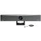 Videobar Barco ClickShare Bar Core, für kleine bis mittelgroße Räume, 3840 x 2160 px, 2 x 10 W, USB/LAN/WLAN, mit 1 ClickShare Button, schwarz