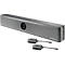 Videobar Barco ClickShare Bar Pro, für mittelgroße Räume, 3840 x 2160 px, 2 x 10 W, USB/LAN/WLAN, mit 2 ClickShare Buttons, schwarz