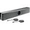 Videobar Barco ClickShare Bar Pro, für mittelgroße Räume, 3840 x 2160 px, 2 x 10 W, USB/LAN/WLAN, mit 2 ClickShare Buttons, schwarz
