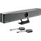 Videobar Barco ClickShare Bar Pro, für mittelgroße Räume, 3840 x 2160 px, 2 x 10 W, USB/LAN/WLAN, mit 2 ClickShare Buttons, schwarz