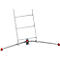 Vielzweckleiter Hailo ProfiLOT, EN 131, LOT-System, Treppen verstellbar bis 540 mm, bis 150 kg, div. Varianten