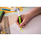 Vierkleurenbalpen BIC® 4 Colours® Fluo, onuitwisbaar, 0,4 mm, incl. neongeel om te highlighten
