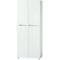 Vijlkast MONTERIA, glasfront, afsluitbaar, 5 OH, B 800 x D 370 x H 1960 mm, wit
