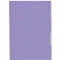 Purple file folder. Transparent markers are on the right side.