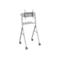 Vision VFM-F10 - Wagen - für Flachbildschirm - Stahl - Off-White - Bildschirmgröße: 127-139.7 cm (50'-55')