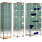 Vitrine de présentation verticale Forum V, l. 830 x P 430 x H 1760 mm sans éclairage