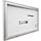 Vitrinekast MEDIA AR - voor buiten - B 1010 x H 710 mm - 12 x DIN A4 - gehard veiligheidsglas - scharnierende deur