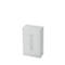 Vleugeldeurenkast 3 ordnerhoogten, B 800 x D 420 x H 1270 mm, lichtgrijs