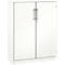 Vleugeldeurkast ASISTO C 3000, 3 ordnerhoogten, B 1000 mm, wit/wit